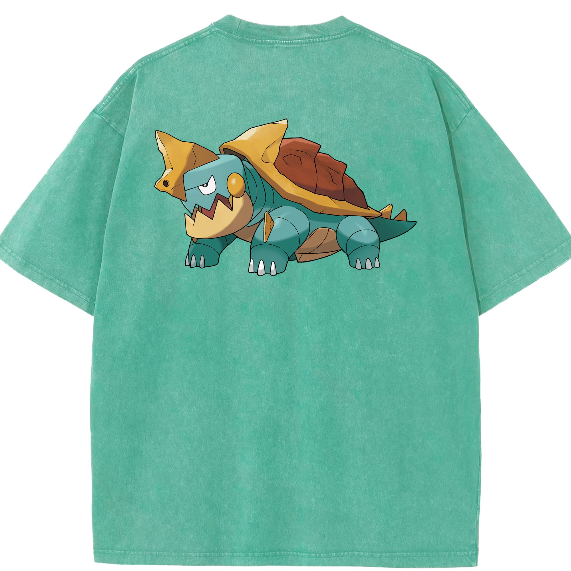 （画像用） ポケットモンスター Pokémon 綿100% ヴィンテージ風 半袖Tシャツ（背面プリント）
